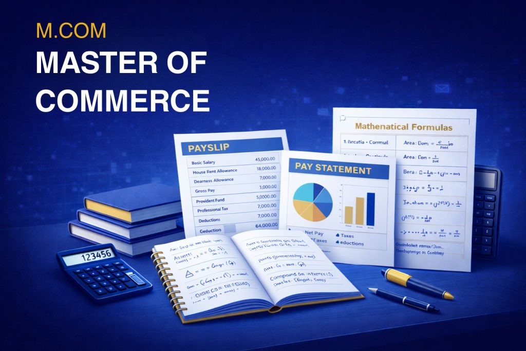 M.Com. (Major: Accounting & Taxation)